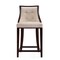 Manhattan Comfort Fifth Ave Counter Stool in Cream and Dark Walnut (Set of 3) 3-CS012-CR - alternate 4